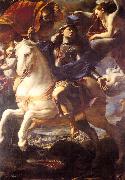 PRETI, Mattia St. George on Horseback af oil